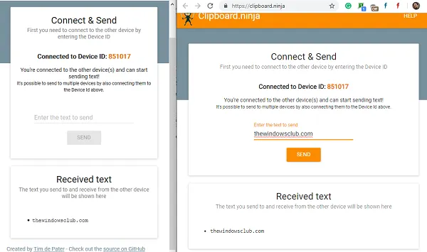 Clipboard Ninja Alternative: Better Free Text Sharing Tool